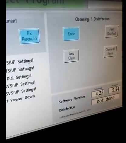 FRESENIUS 2008K DIALYSIS HEMODIALYSIS Kidney WATCH VIDEO GUARANTED 100% FREESHIP