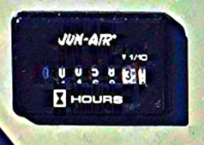 58HOURS JUN-AIR 2000-25M OIL LESS PISTON AIR COMPRESSOR CABINET WATCH VIDEO FREE