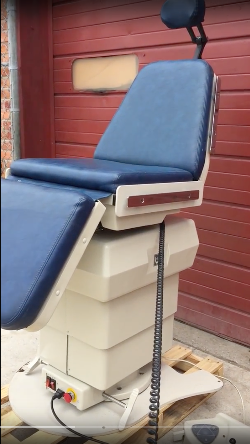 BOYD S-261 DENTAL EXAM HILO POWER CHAIR PERFECT PLUS FOOT HAND REMOTE WATCHVIDEO