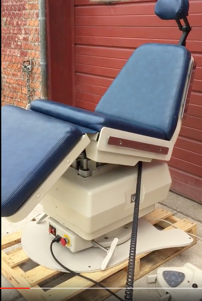 BOYD S-261 DENTAL EXAM HILO POWER CHAIR PERFECT PLUS FOOT HAND REMOTE WATCHVIDEO