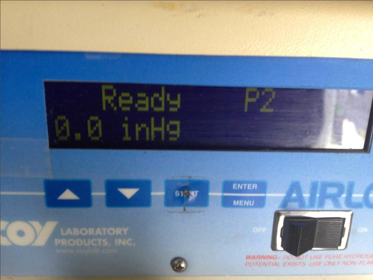 COY PURGE ONLY AIRLOCK for InVivo studies VACUUM ATMOSPHERES GLOVE BOX FREESHIP