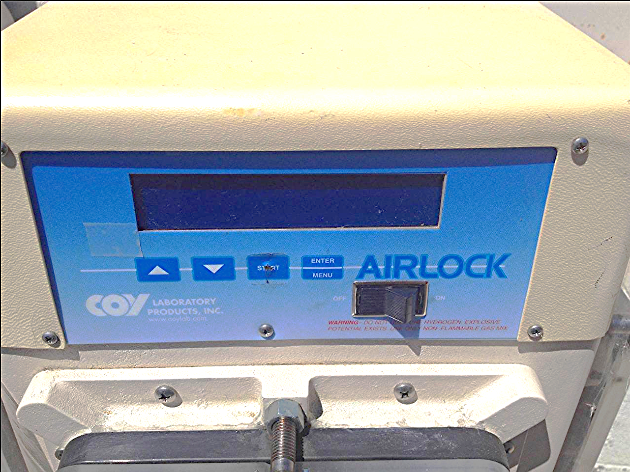 COY PURGE ONLY AIRLOCK for InVivo studies VACUUM ATMOSPHERES GLOVE BOX FREESHIP