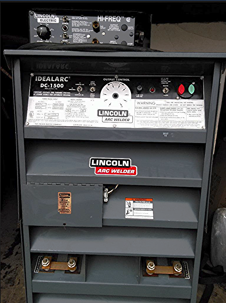LINCOLN IDEALARC DC-1500 SUBARC ARC WELDER AFTERFLOW TIMER Flux-Cored Submerged