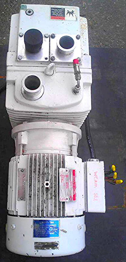 LEYBOLD TRIVAC S60A ROTARY DUAL VANE DUAL STAGE MECHANIC VACUUM PUMP 3 PHASE