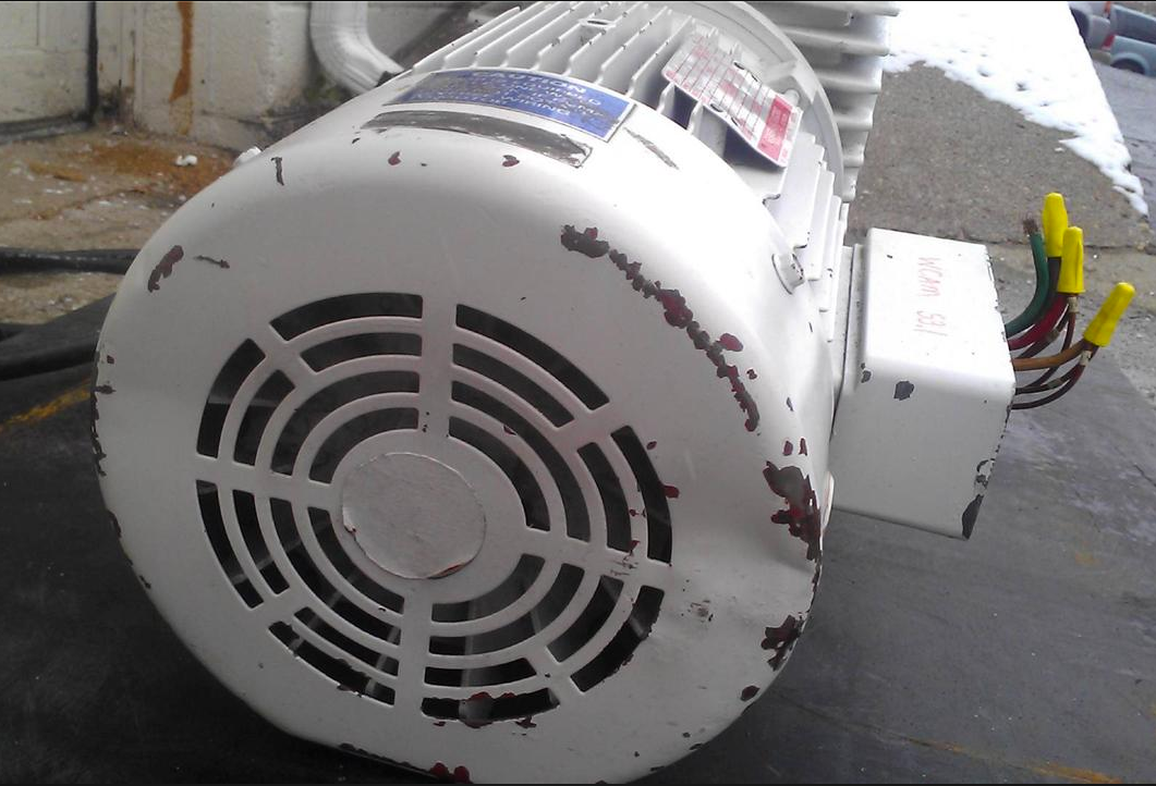 LEYBOLD TRIVAC S60A ROTARY DUAL VANE DUAL STAGE MECHANIC VACUUM PUMP 3 PHASE