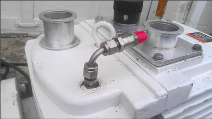 LEYBOLD TRIVAC S60A ROTARY DUAL VANE DUAL STAGE MECHANIC VACUUM PUMP 3 PHASE