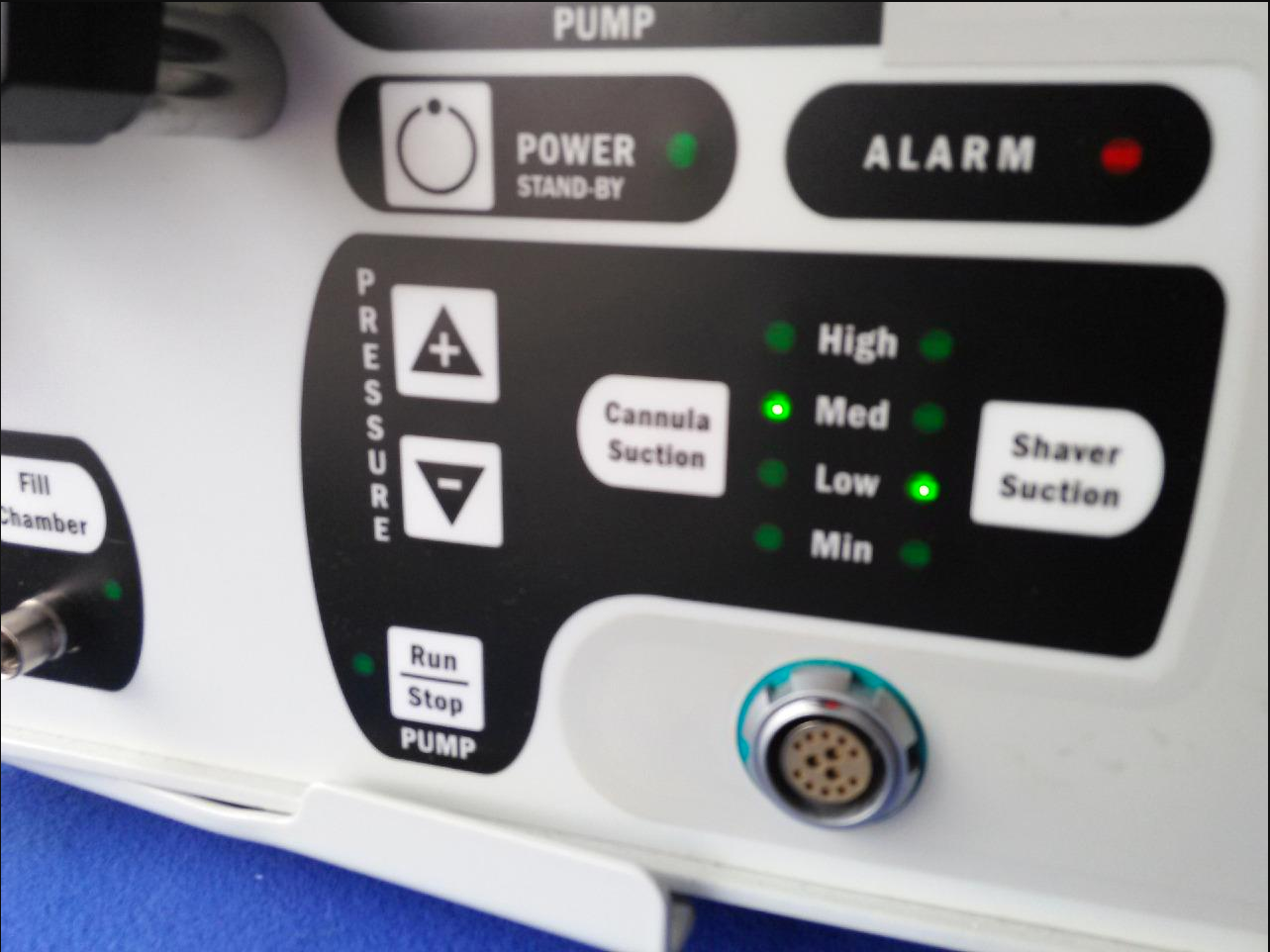 FMS DUO+ FLUID MANAGEMENT SYSTEM INTEGRATED SHAVER PEDAL 4580 LIVANTEC INTERFACE