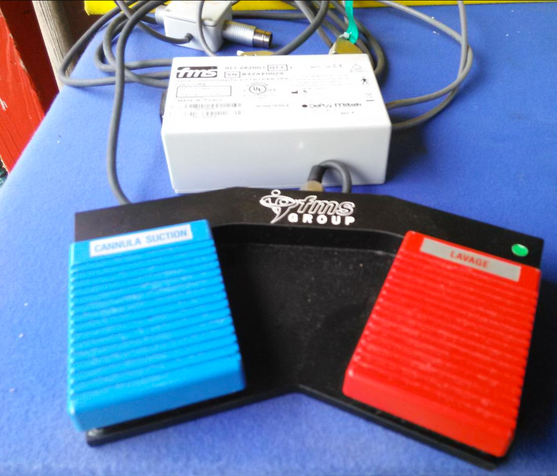 FMS DUO+ FLUID MANAGEMENT SYSTEM INTEGRATED SHAVER PEDAL 4580 LIVANTEC INTERFACE