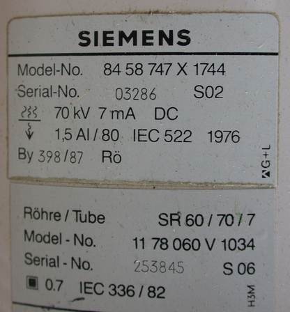 GENDEX GX770 INTRAORAL DENTAL XRAY CURING CONTROL BOX SIEMENS HELIODENT BITEWING