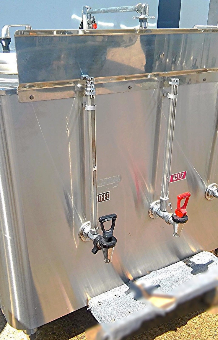 GRINDMASTER 8106E Twin 6Gallon Coffee Mac Urn 3PHASE BREW PERCOLATOR AMERIC WARE