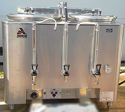 Grindmaster 8106E Twin 6Gallon Coffee Mac Urn 3PHASE BREW PERCULATOR AMERIC WARE