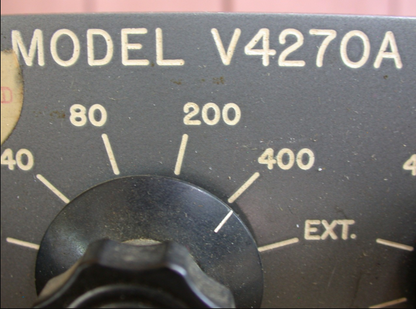 VARIAN OUTPUT CONTROL UNIT V4270A TWT TUBE AMPLIFIER MICROWAVE TRAVELING TUBE