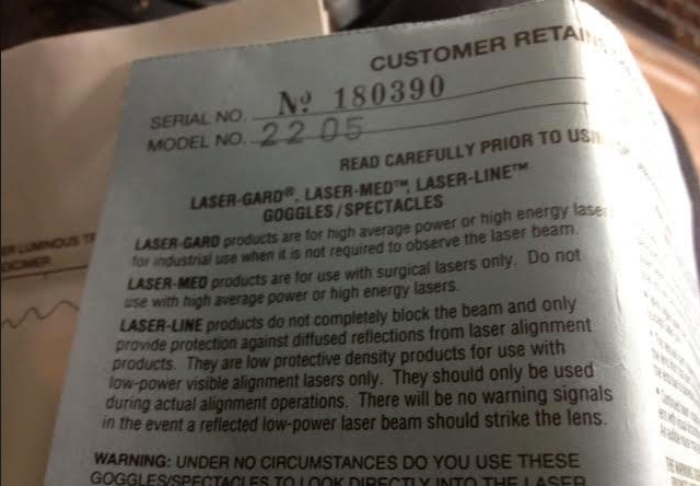 GPT GLENDALE DALLOZ SAFETY CE D 755 855 L3 GPT GOGGLES