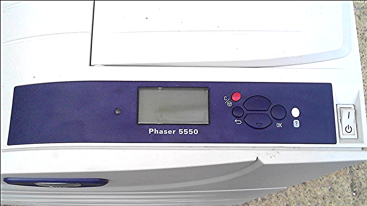 XEROX PHASER 5550 WORKGROUP LASER PRINTER & FREE COMMERCIAL USA SHIPPING