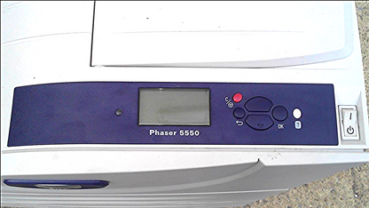 XEROX PHASER 5550 WORKGROUP LASER PRINTER & FREE COMMERCIAL USA SHIPPING