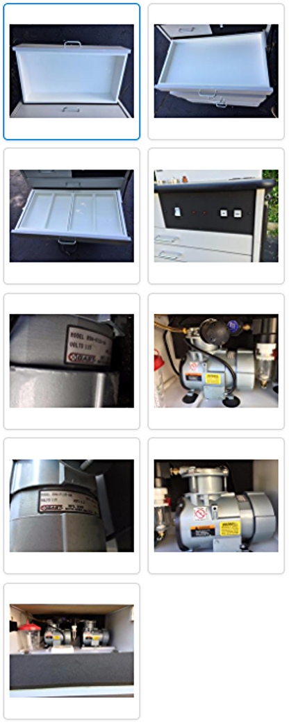 RELIANCE MODEL 600 Medical Cabinet Storage Vehicle GAST ROA-P135-AA  ROA-V136-AA