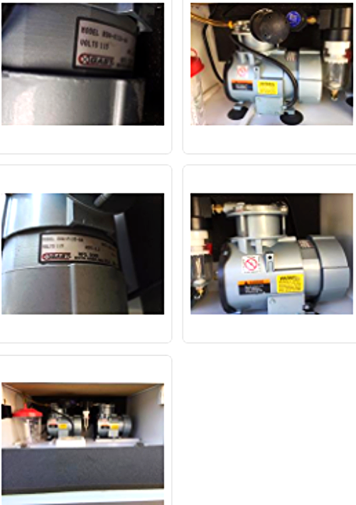 RELIANCE MODEL 600 Medical Cabinet Storage Vehicle GAST ROA-P135-AA  ROA-V136-AA