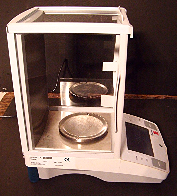 EXCELLENT OHAUS Model V02130 VOYAGER BALANCE 210g x 0.001g WATCH VIDEO FREE SHIP