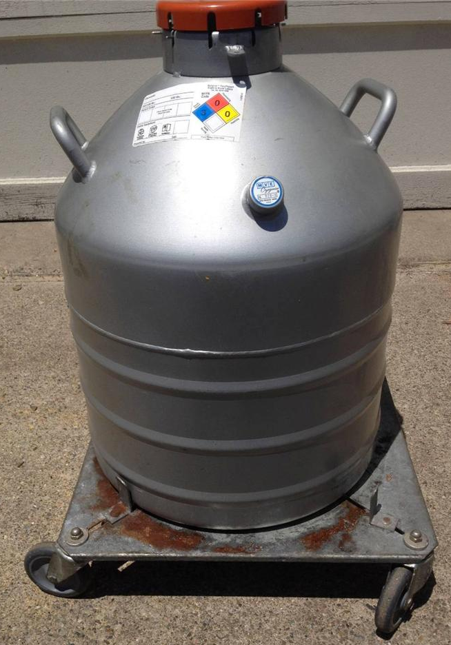 MVE CRYO BIOLOGICAL 9 CANISTER ORION ET-39 CRYOGENIC HIGH CAPACITY TANK FREESHIP