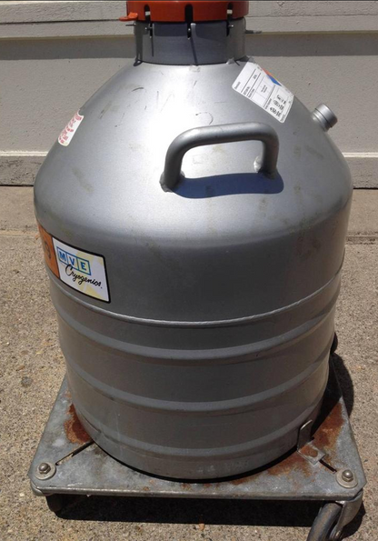 MVE CRYO BIOLOGICAL 9 CANISTER ORION ET-39 CRYOGENIC HIGH CAPACITY TANK FREESHIP