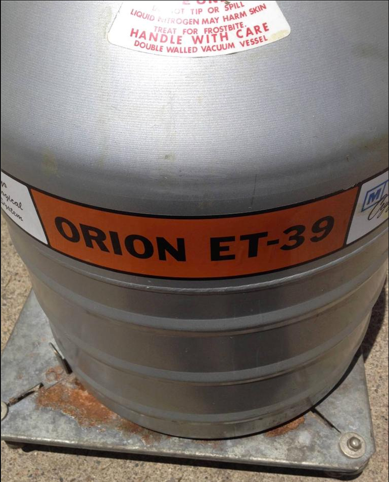 MVE CRYO BIOLOGICAL 9 CANISTER ORION ET-39 CRYOGENIC HIGH CAPACITY TANK FREESHIP