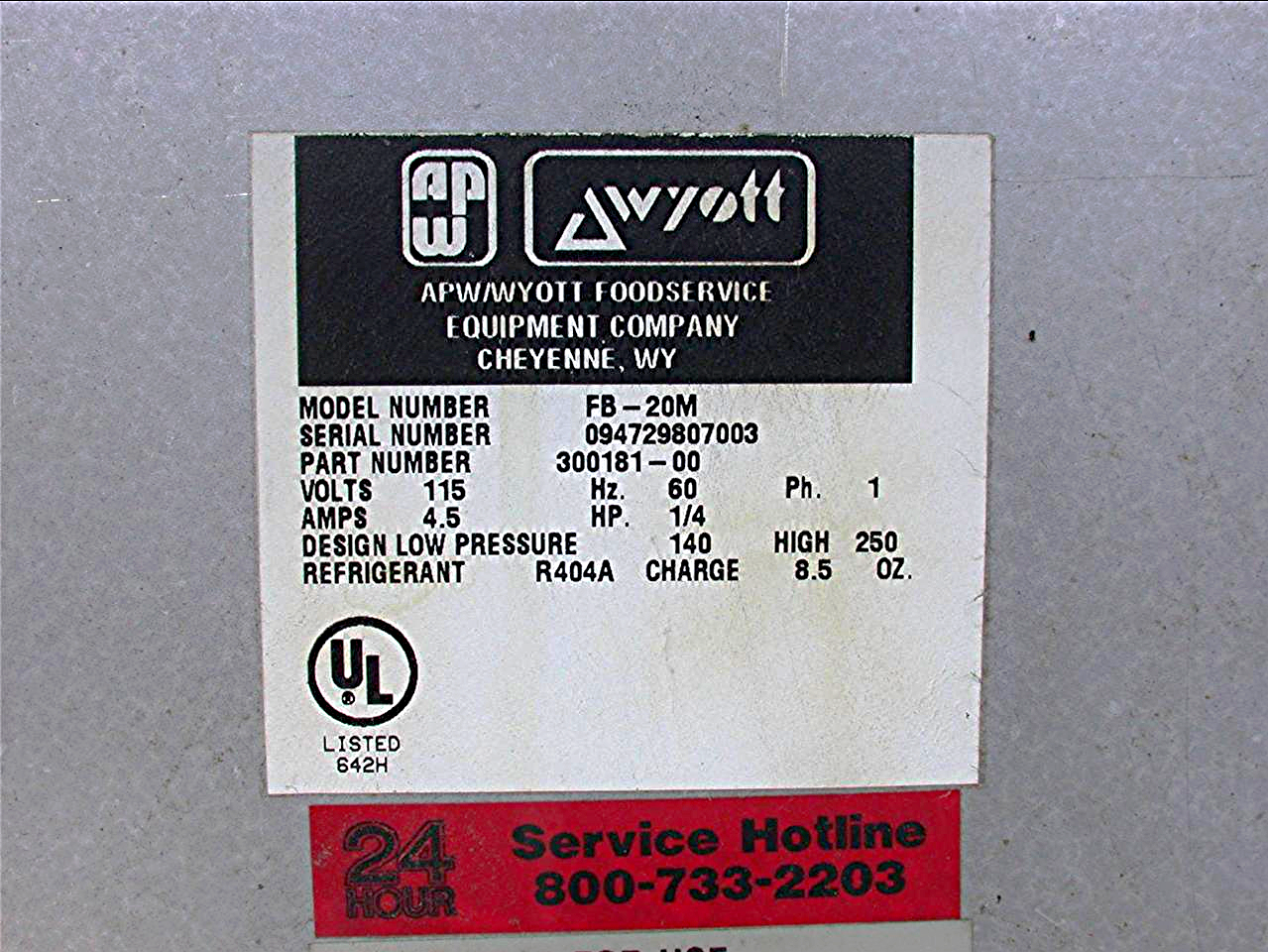 AP WYOTT MODEL FB-20M ST STEEL ICE CREAM DIP REFRIGERATOR FREEZER CASTERS FREESH