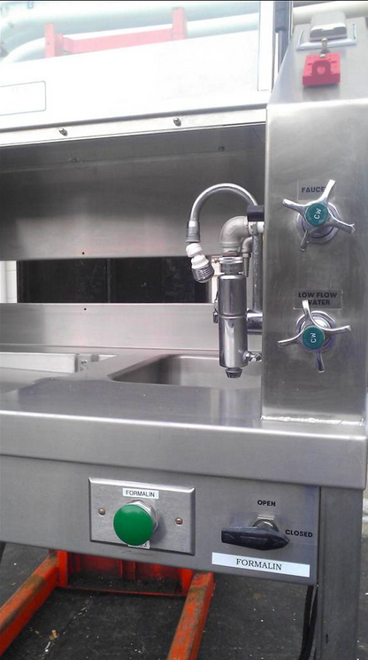 TBJ STAINL STEEL FORMALIN HOOD ENCLOSURE VETERINARY AUTOPSY WORKSTATION FREESHIP