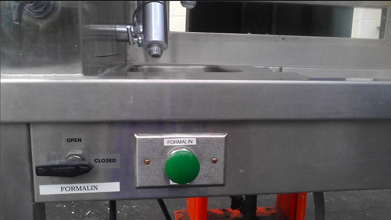 TBJ STAINL STEEL FORMALIN HOOD ENCLOSURE VETERINARY AUTOPSY WORKSTATION FREESHIP