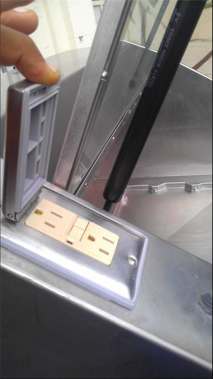 TBJ STAINL STEEL FORMALIN HOOD ENCLOSURE VETERINARY AUTOPSY WORKSTATION FREESHIP