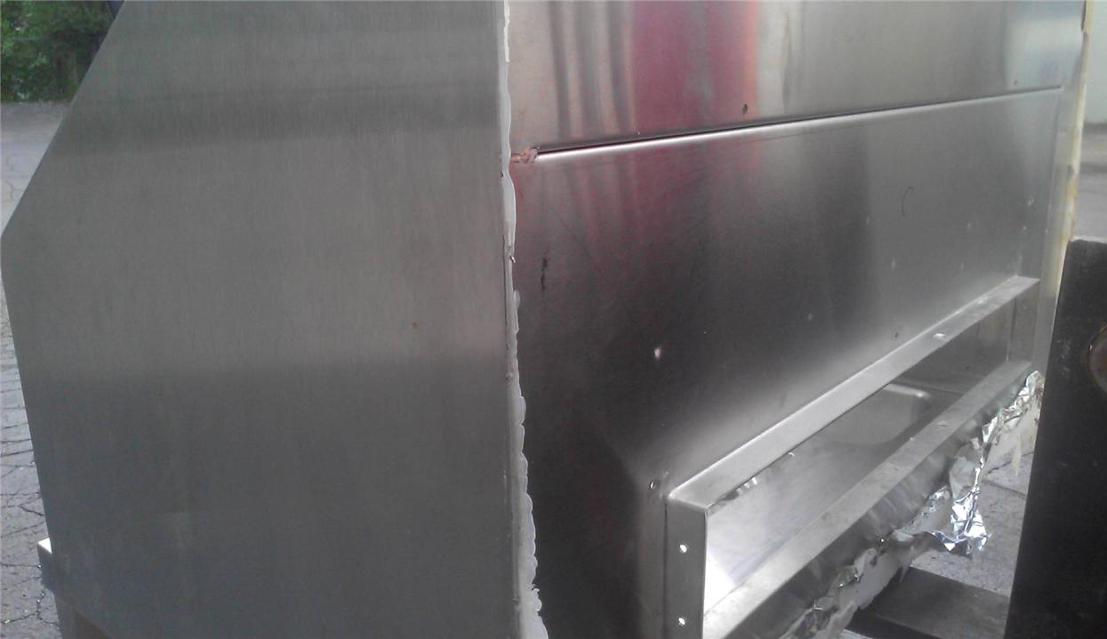 TBJ STAINL STEEL FORMALIN HOOD ENCLOSURE VETERINARY AUTOPSY WORKSTATION FREESHIP