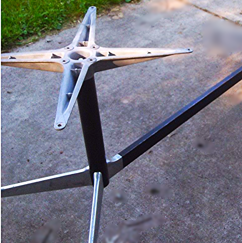 UNIQUE HERMAN MILLER CONFERENCE TABLE ORIGINAL LEGS 8 feet 11"i x 54"i FREESHIP