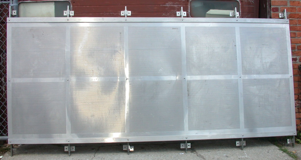 ARCHITECT STAINLESS STEEL HEAVY DUTY BEAUTIFUL PANEL 10.2 FEET x 52 inches + 5"