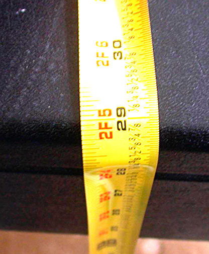 VINTAGE STOW DAVIS BLACK LEATHER & METAL DESK w 2 DRAWERs 65 x 29 x 30 FREE SHIP