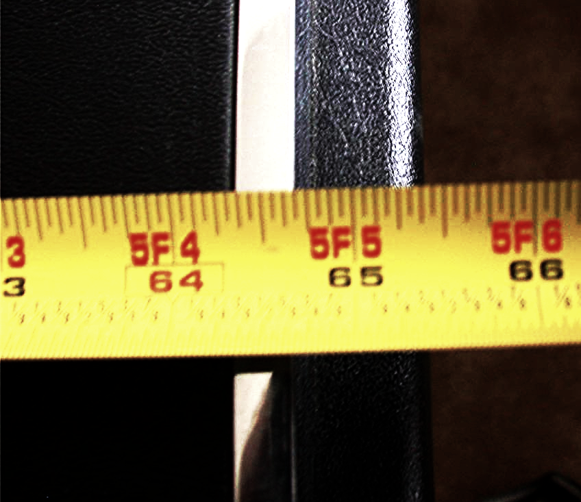 VINTAGE STOW DAVIS BLACK LEATHER & METAL DESK w 2 DRAWERs 65 x 29 x 30 FREE SHIP