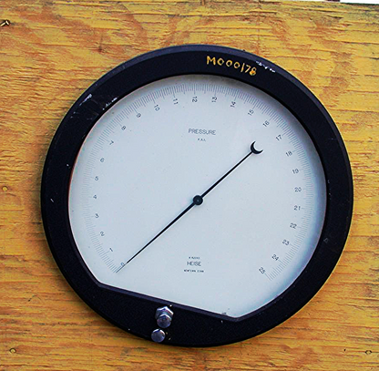 HEISE SOLID FRONT H 42040 PRESSURE GAUGE 100 PSI 10.25" **FREE SHIPPING USA**