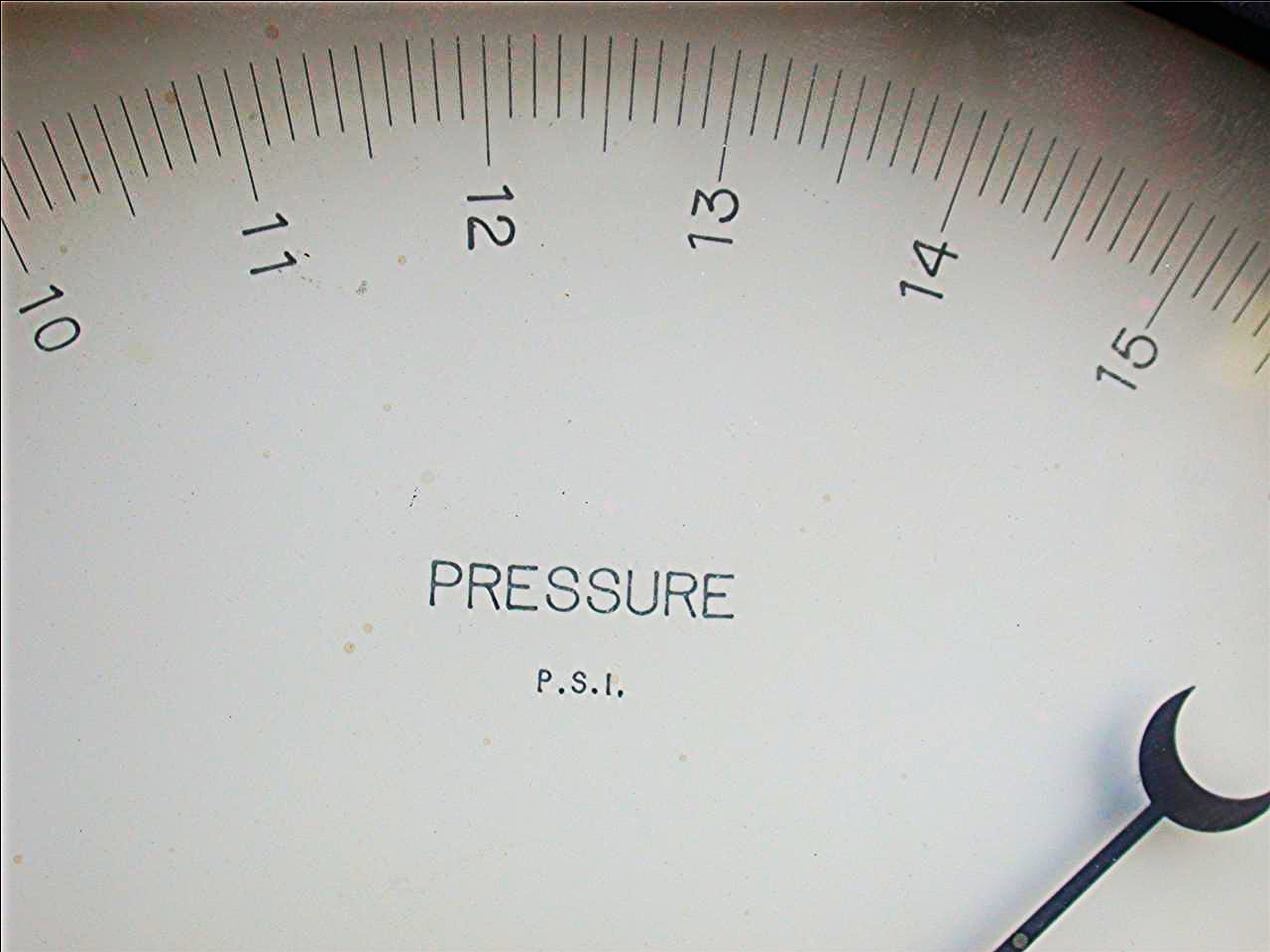 HEISE SOLID FRONT H 42040 PRESSURE GAUGE 100 PSI 10.25" **FREE SHIPPING USA**