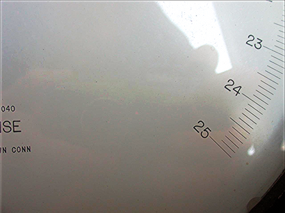 HEISE SOLID FRONT H 42040 PRESSURE GAUGE 100 PSI 10.25" **FREE SHIPPING USA**