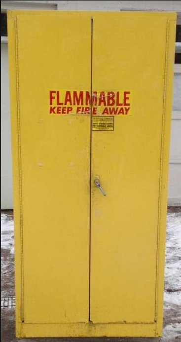 SE-CUR-ALL FLAMMABLE SAFETY STORAGE CABINET 45 GALLON