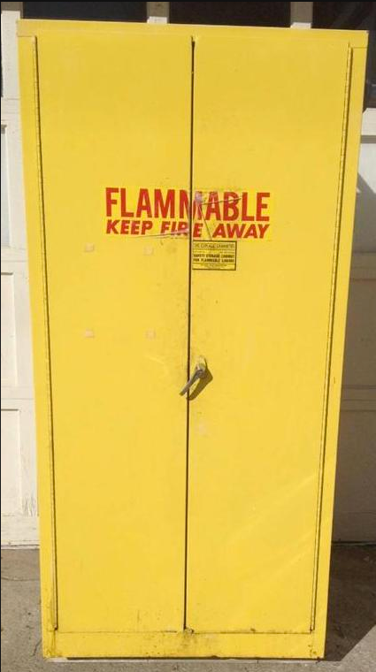SE-CUR-ALL FLAMMABLE SAFETY STORAGE CABINET 45 GALLON