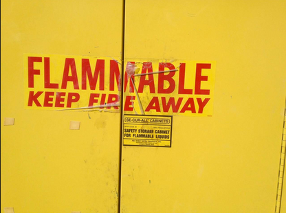 SE-CUR-ALL FLAMMABLE SAFETY STORAGE CABINET 45 GALLON