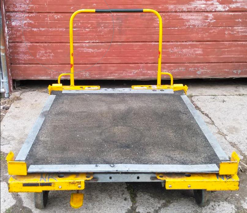 RARE SCHARINE TURNTABLE HERCO-HAULER DOLLY CART WHEELS MODULAR HEAVY DUTY