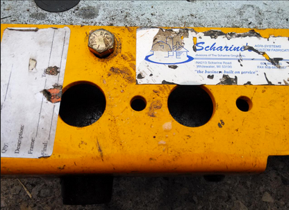 RARE SCHARINE TURNTABLE HERCO-HAULER DOLLY CART WHEELS MODULAR HEAVY DUTY