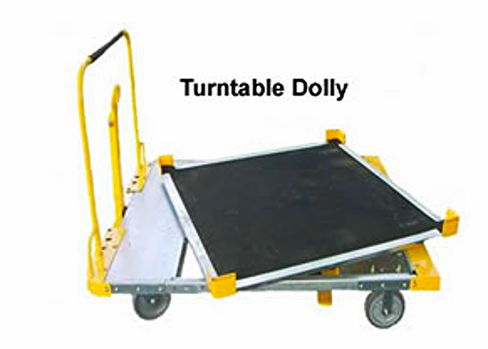 RARE SCHARINE TURNTABLE HERCO-HAULER DOLLY CART WHEELS MODULAR HEAVY DUTY