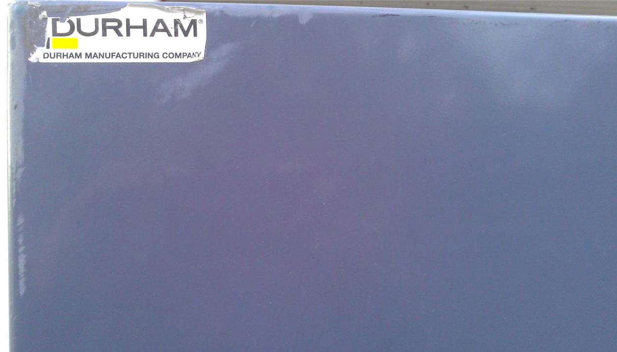 DURHAM HEAVY DUTY STEEL CABINET DOUBLE WALL LAYER STEEL STORAGE TOOL 72hx48wx24d