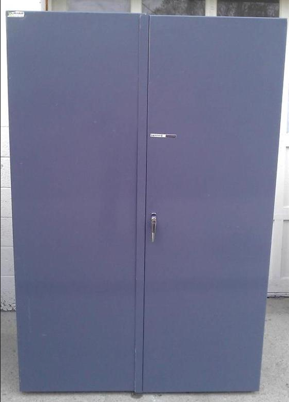 DURHAM HEAVY DUTY STEEL CABINET DOUBLE WALL LAYER STEEL STORAGE TOOL 72hx48wx24d