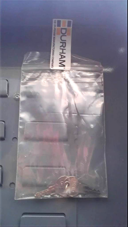 DURHAM HEAVY DUTY STEEL CABINET DOUBLE WALL LAYER STEEL STORAGE TOOL 72hx48wx24d