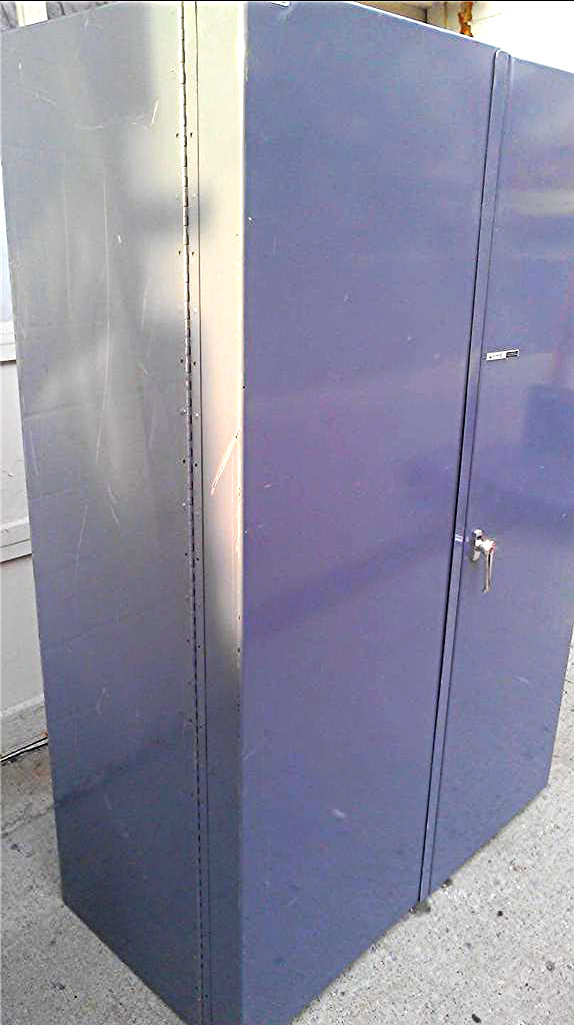 DURHAM HEAVY DUTY STEEL CABINET DOUBLE WALL LAYER STEEL STORAGE TOOL 72hx48wx24d