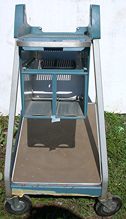 TEKTRONIX LAB TYPE 201-2 MODEL E RACK INSTRUMENT CART SCOPE MOBILE