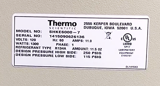 THERMO SCIENTIFIC MaxQ6000 REFRIGERATED ORBITAL SHAKER STACKABLE INCUBATOR FREES