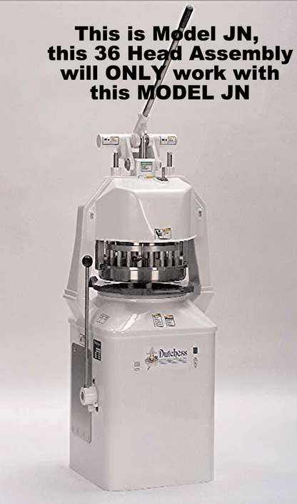 DUTCHESS MODEL JN 36 PIECE HEAD ASSEMBLY DOUGH DIVIDER CUTTER NSF363534 FREESHIP